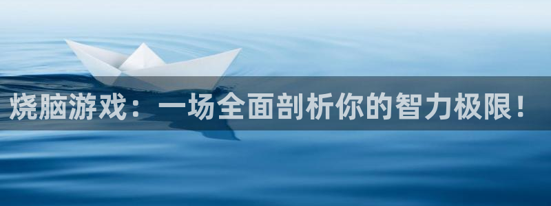 沐鸣平台官方网站：烧脑游戏：一场全面剖析你的智力极限！
